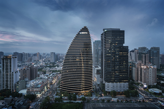 建筑师设计台湾春笋形状建筑
