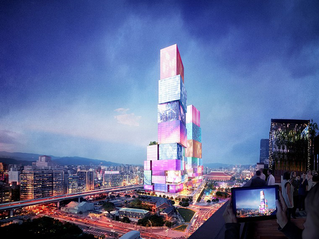 建筑师灵感设计：台北双子星建筑