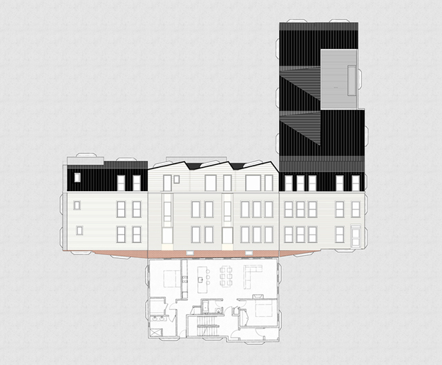 波士顿建筑公司French 2D建筑师设计美国公寓
