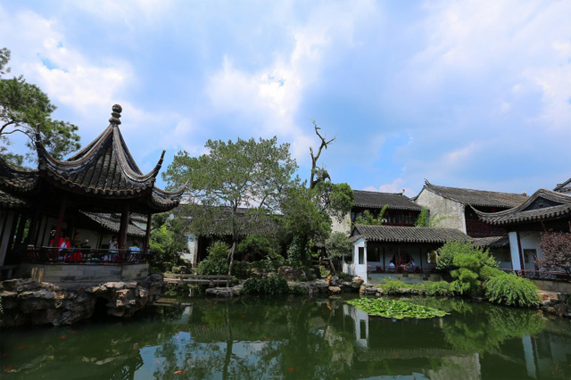 中国风的古建筑园林