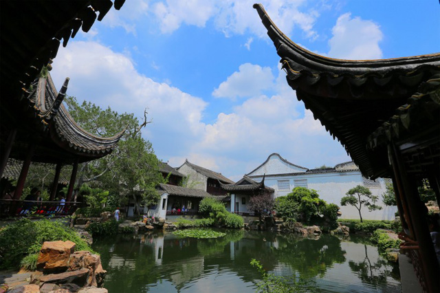 中国风的古建筑园林