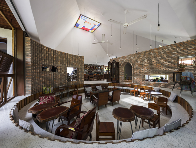 建筑设计师团队越南翠文咖啡店