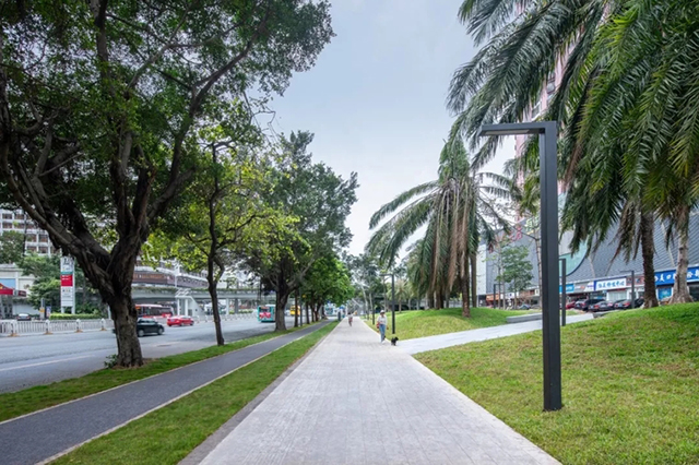 景观设计师精心设计城市公共空间