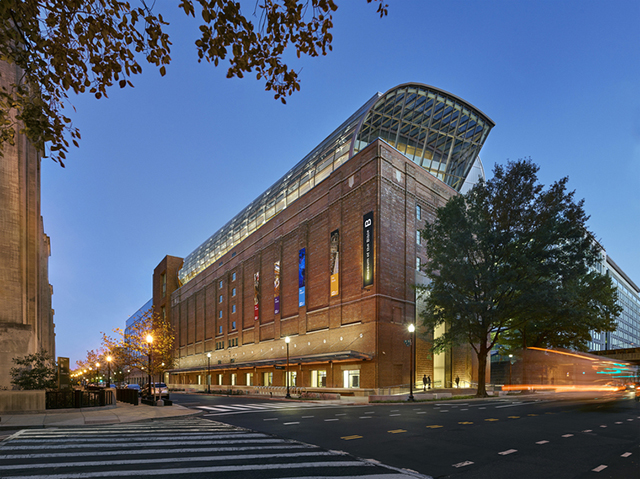 建筑师使用辐射状的动线系统设计美国华盛顿圣经博物馆